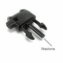 Paracord Buckles EDC Survival Gear Whistle Flint Fire Starter Scraper Compass