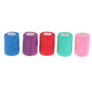 Pet Puppy Cat Vet Tape Anti-Bite Self-Adhesive Bandage Elastic, 10 Roll, Rand