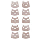 10pcs Professional Maple Wood 4/4 3/4 Violin Bridges Violin Parts A