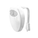 Rechargeable 16-Color Motion Sensor LED Toilet Light with Waterproof Design