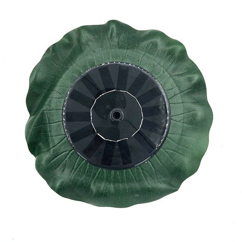 Lotus Leaf Shape Water Pump Solar Fountain Power Pump Panel Outdoor Small M