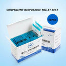 50pcs Disposable Toilet Seat Cover Safety Travel Bathroom Toilet Paper Pad