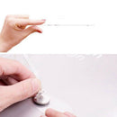 Mini Portable Led Book Light, Battery Buttom Bookmark Led Reading Light, Ul