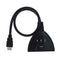 High-quality 3x1 HDMI Switcher Switch Splitter with Cable(Black)