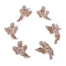 6 Kinds/Bag Angel Shaped Ornaments Wings Christmas Decorations Ornaments