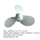 2HP 1/4 X A replacement aluminum outboard marine propeller for Yamaha