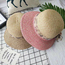 Flowers Summer Hats for Women Fashion Design Women Hit color Beach Sun Hat  X8V3
