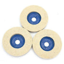 1pcs 100mm 3.94" Wool Buffing Angle Grinder Wheel Felt Disc Set Polishing P M4T5