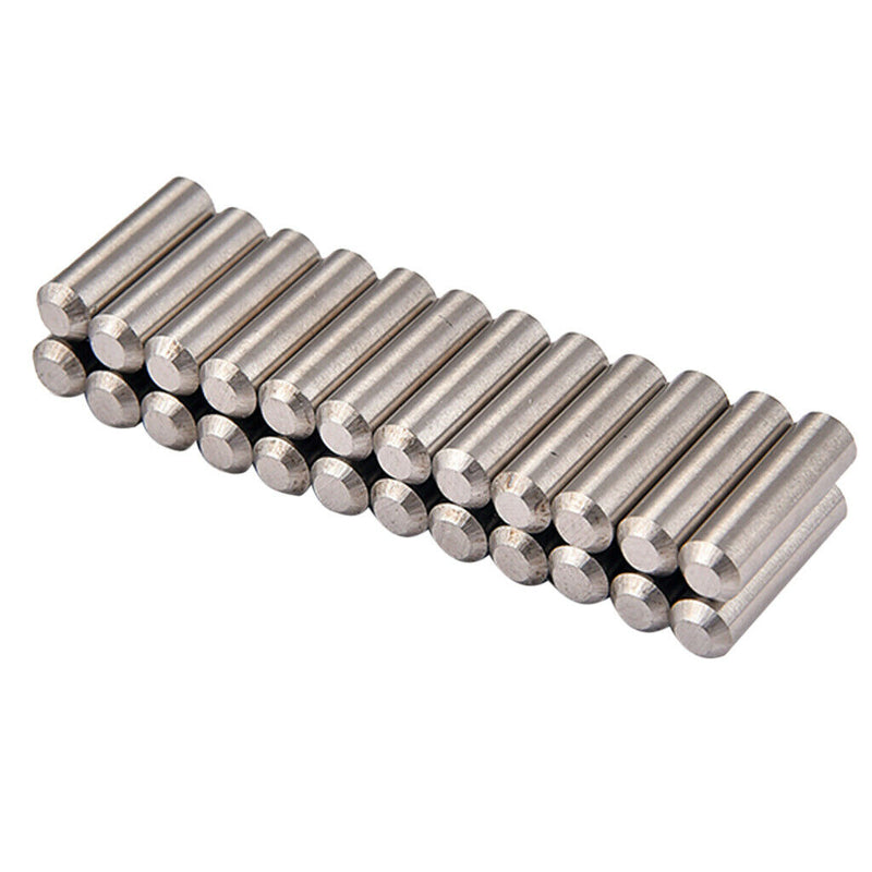48 Pieces Alnico 5 Guitar Pickup Magnet Rod Pole Slug Pickup Parts 18mm