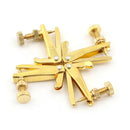 4PCS Violin String Tuner Fine Tuner Adjuster Parts Fit 3/4 - 4/4 Violin BX