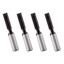 4Pcs/Set 8mm Shank Straight Dado Router Bit Carbide Wood Milling Cutter