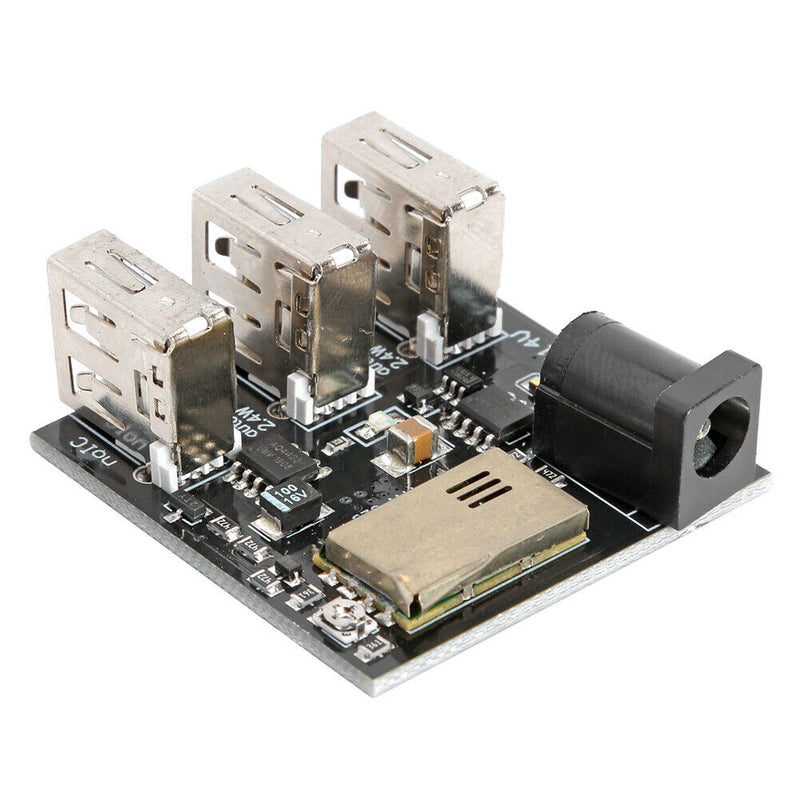 DC-DC 9V/12V to 5V 8A Step Down Power Bank Board 3 USB Charging Module Borad