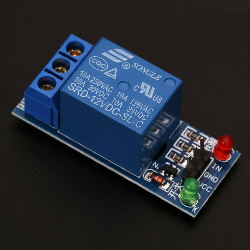 5Pcs 12V 1 Channel Relay Module Optocouple Board Shield for PIC AVR DSP ARM