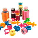 Bobbin Holder. Bobbin Clamps Storage Your Bobbins on Top Of Thread Spools K O2N1