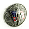 Men's American   Pattern with Flower Cowboy Western Metal Belt Buckle