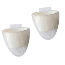 2x Wall Hanging Self-watering Plant Flower Pot Plastic Planter with Trackless