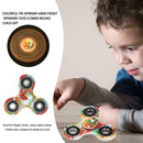 Colorful Tri-spinner Hand Fidget Spinners Toys Flower Round Child Gift (09)