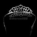 Shiny Bridal Tiara Crystal Heart Rhinestone Crown Wedding Supplies Hair Headband