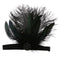 Pitch Black Feather Flapper Dress Costume Hairband Bridal Headpiece 1920's