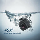 Shoot 45M Waterproof Case For Go Pro Hero 7 6 5 Black Action Camera Underwa