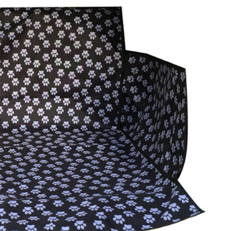 Pet Carriers Oxford Fabric Claw Pattern Car Pet Seat Cover Dog Car Back Sea