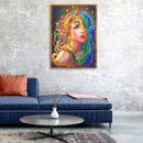 5D DIY Special Shaped Diamond Painting Beauty Pattern Cross Stitch Ornament