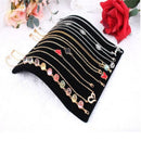 Stylish Velvet Necklace Chain Pendant Display Jewelry Organizer Stand Holder  ME