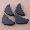 4x Bumper Diffuser Molding Cover Point Garnish Trim Anti-Crash Shark Fin Protect
