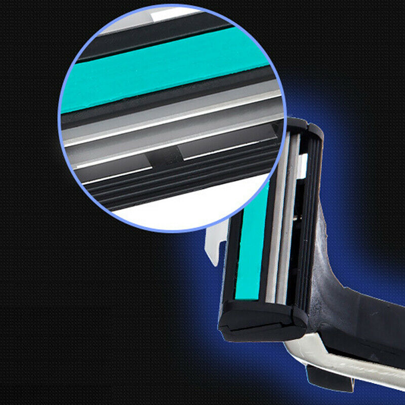 15xTravel Set Handle Shaving Razor Replaceable Safety Razor Double BladeS Hn