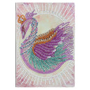 DIY Swan Special Shaped Diamond Painting 50 Pages A5 Sketchbook Notebook