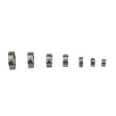 Stainless Steel 1 Ear Stepless Clips 5.8-21mm 128pcs/box Hose Clamp Assortment