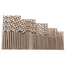 50Pcs Drillforce Tools M35 Cobalt Drill Bit Set,Hss-Co Drill Set 1-3Mm,For  D3G4