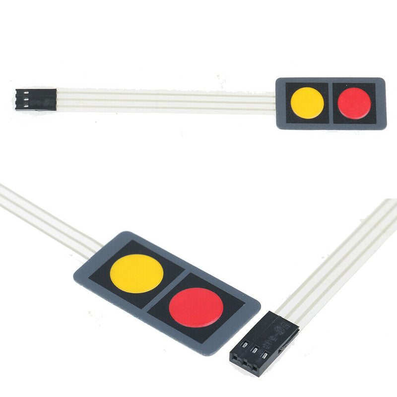 2 Keys button membrane switch matrix array 1x2 keyboard keypad control panel  JR