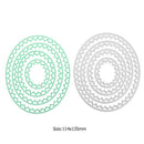 4pcs Metal Cutting Dies Stencil for DIY Scrapbooking Photo (Elliptical Love