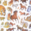 6 Sheets Wildlife Animals Scrapbooking Bubble Puffy Stickers Reward Kids Toys  Z