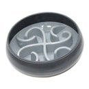 Pet Dog Anti-Gulping Anti-Skid Dog Food Bowl Preventing Choking  Gray