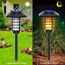 LED Solar Buried Light Waterproof Torch Spotlight Landscape Lighting (B)
