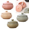 3pcs Nordic Style Ceramic Jewelry Storage Jar with Lid,  Cigarette Ash Tray