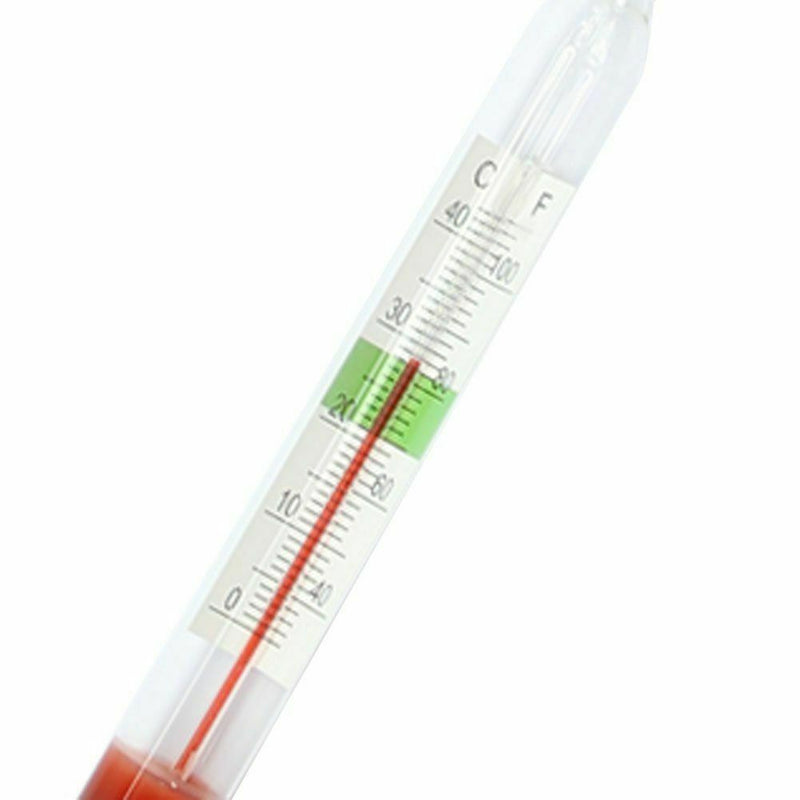 Aquarium Glass float Hydrometer Thermometer Salt Marine Aquarium Tank