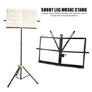Folding Music Stand Music Sheet Tripod Holder Guitar Violin Score Rack