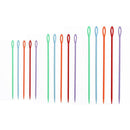 15pcs Plastic Sewing Needles Set Kids Knitting Education Embroidery Tools