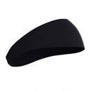 Absorbent Sport Head Sweatband Fitness Cycling Basketball Headband (Black) A