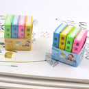Office Stationery Book Style Eraser Student learning Kids Erasers Pencil D7 Y9V4