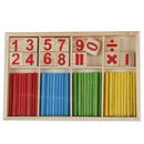 Baby Children Wooden Counting Math Game Mathematics Toys Kids Preschool Edu H4F7