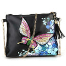 DIY Butterfly Special Shaped Diamond Painting Leather Chain Shoulder Bags