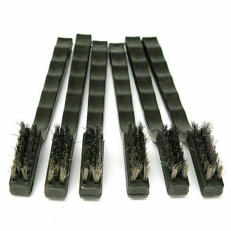 1Pc Steel Brush Small Cleaning Brushes Wire Rust Sparks Scrub 180mm H0O7 U J7C0