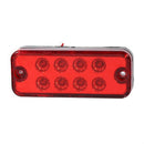 6 Pcs LED Car Side Marker Indicator Light 10-30V For Trailer Truck Lorry