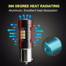1x BA15S 1156 P21W 21SMD LED White 6000K Brake Reverse Light Bulb Globe Lamp 12V