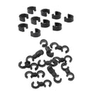 10Pcs Plastic Bike Cable Rotating S-Hook, Bicycle 4 & 5mm Housing Connector +
