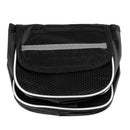 Cycling Bike Bicycle Reflective Bags Front Tube Frame Bag Saddle(Black)